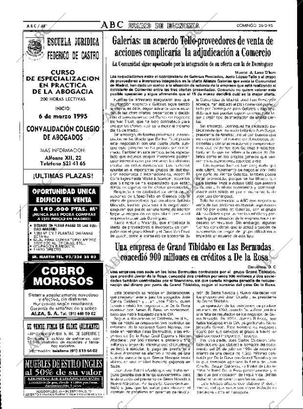 ABC MADRID 26-02-1995 página 48