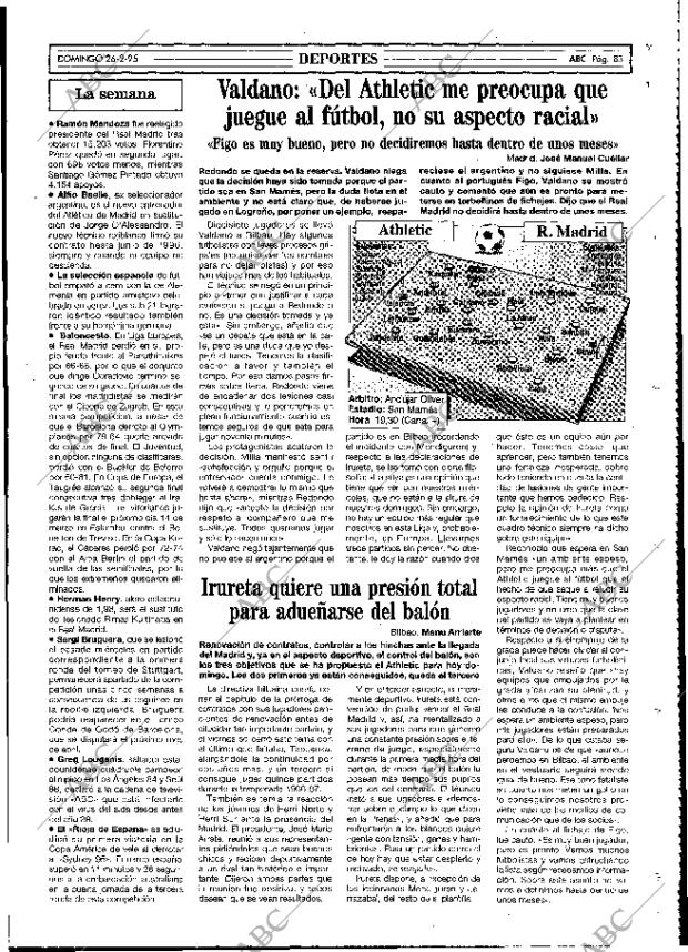 ABC MADRID 26-02-1995 página 83