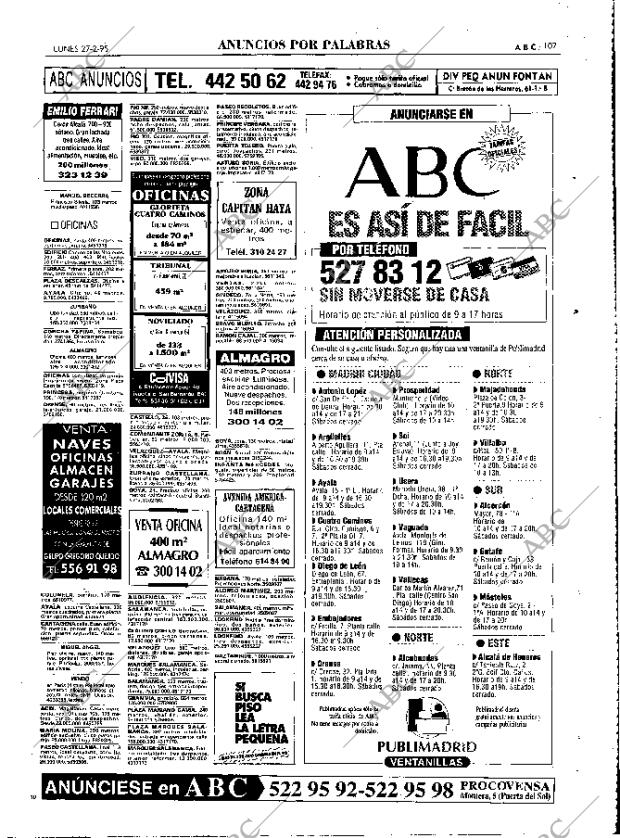 ABC MADRID 27-02-1995 página 107