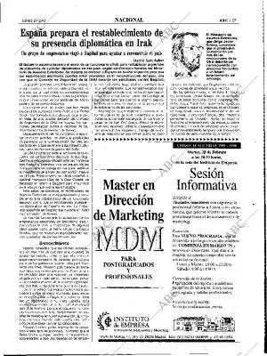 ABC MADRID 27-02-1995 página 27