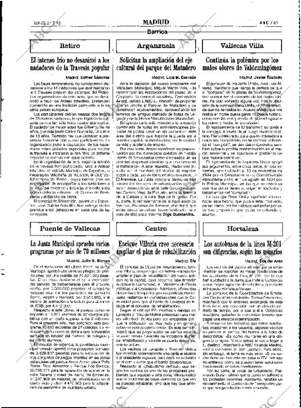 ABC MADRID 27-02-1995 página 61