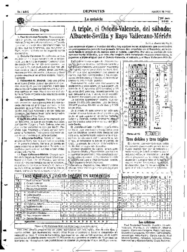 ABC SEVILLA 28-02-1995 página 84