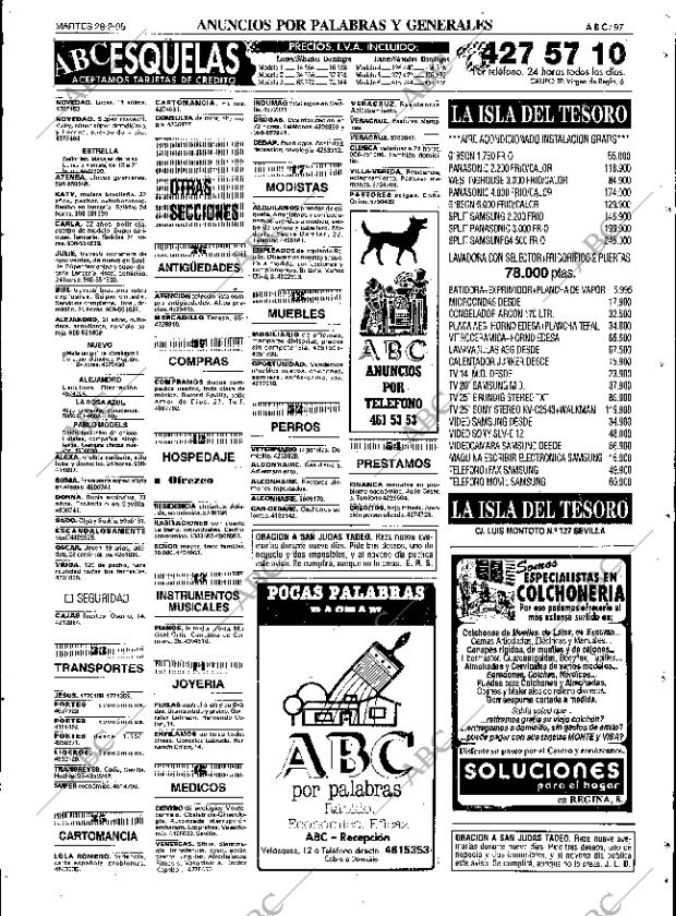 ABC SEVILLA 28-02-1995 página 97