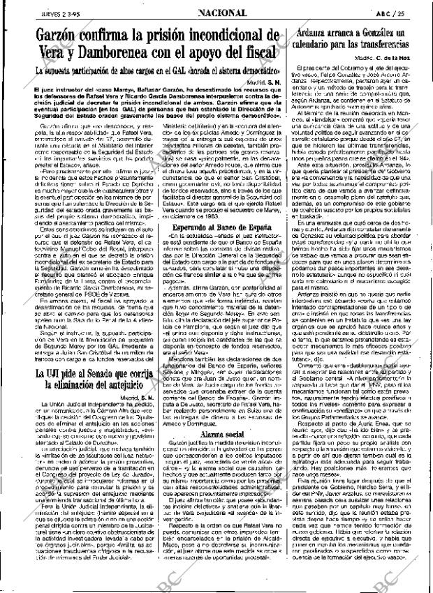 ABC SEVILLA 02-03-1995 página 25
