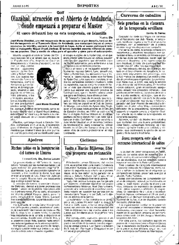 ABC SEVILLA 02-03-1995 página 81