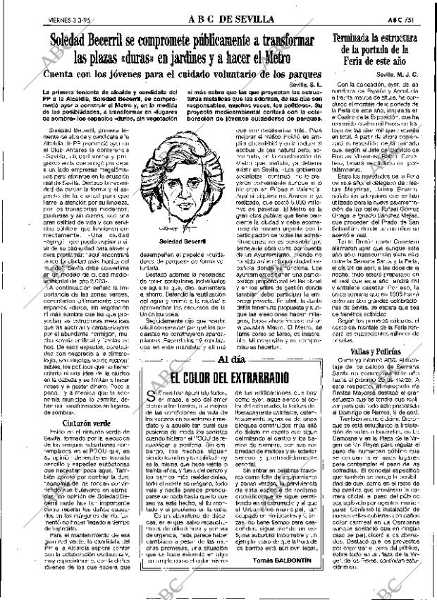 ABC SEVILLA 03-03-1995 página 51