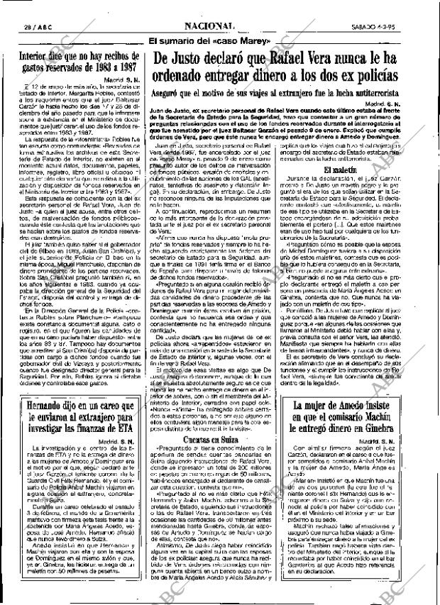 ABC SEVILLA 04-03-1995 página 28