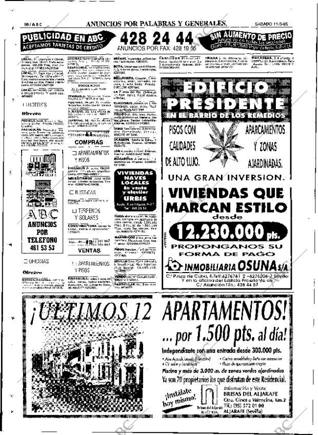 ABC SEVILLA 11-03-1995 página 98
