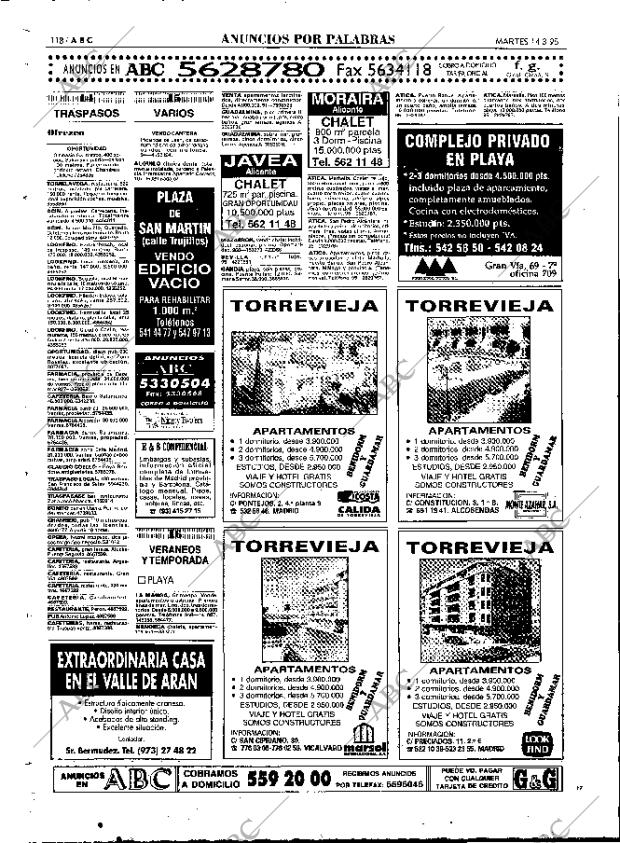ABC MADRID 14-03-1995 página 118