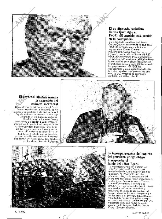 ABC MADRID 14-03-1995 página 12