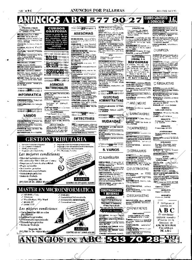ABC MADRID 14-03-1995 página 120