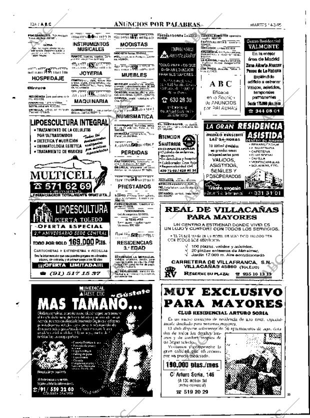 ABC MADRID 14-03-1995 página 124