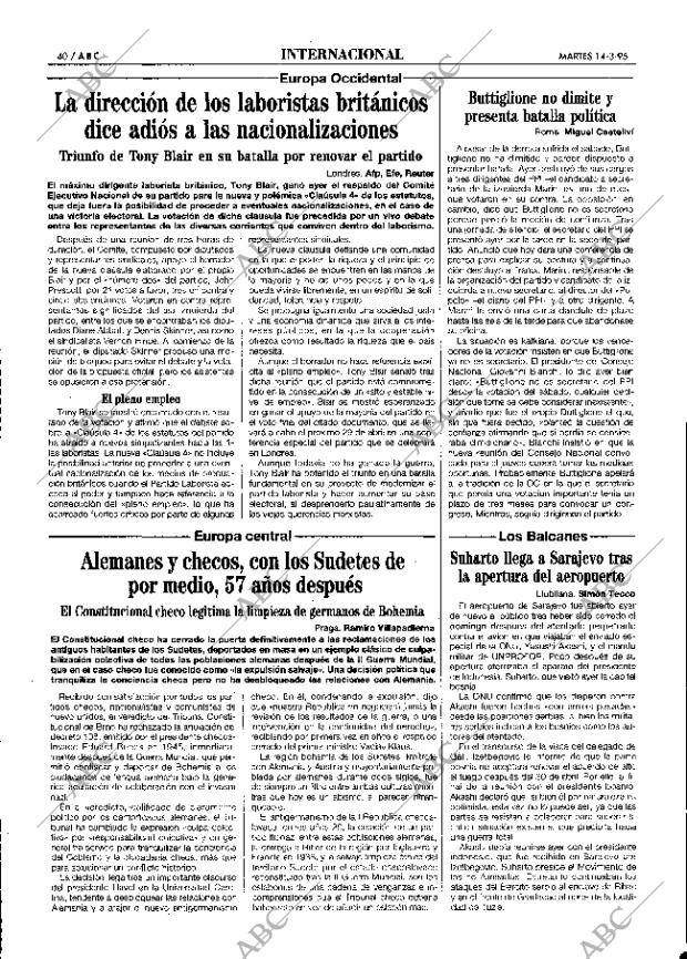 ABC MADRID 14-03-1995 página 40