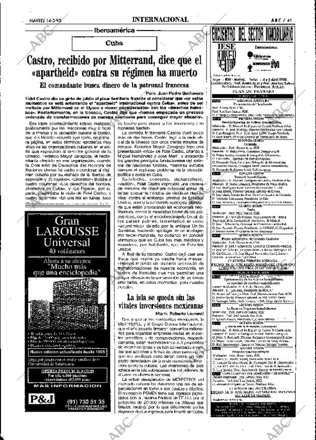 ABC MADRID 14-03-1995 página 41