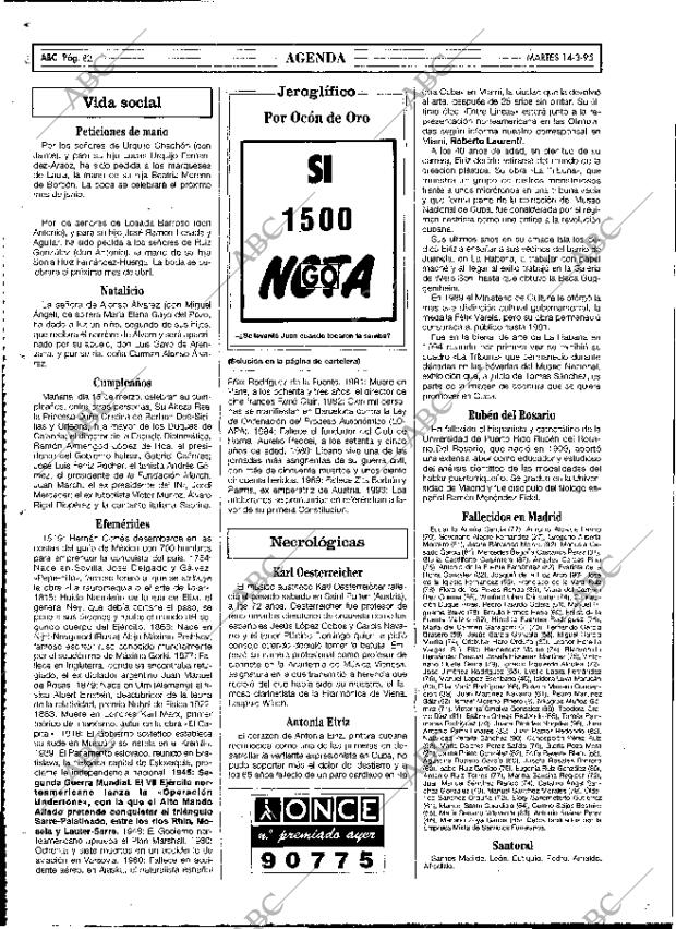 ABC MADRID 14-03-1995 página 82