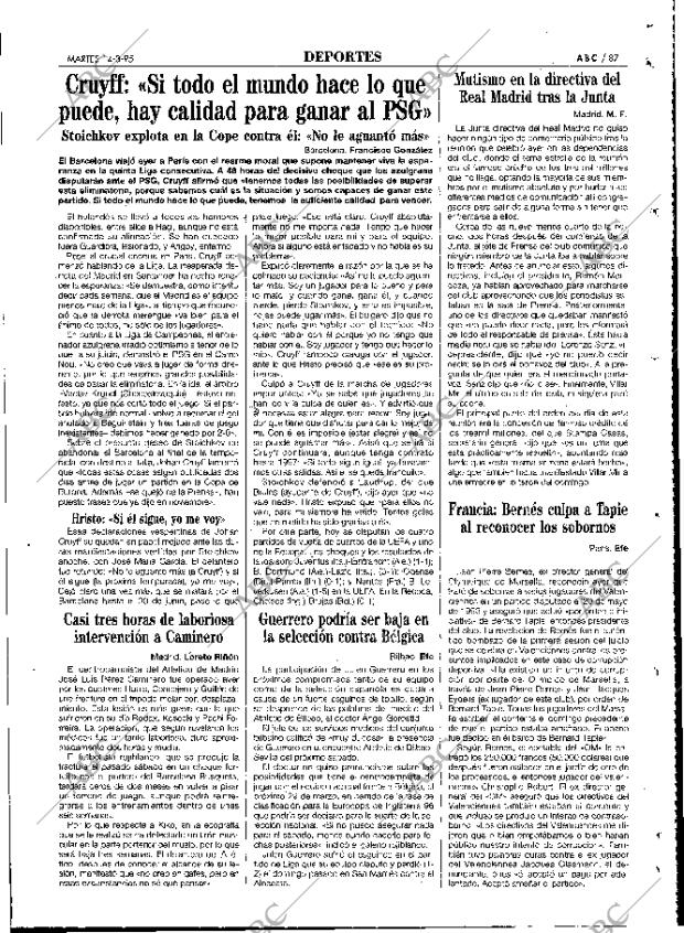 ABC MADRID 14-03-1995 página 87