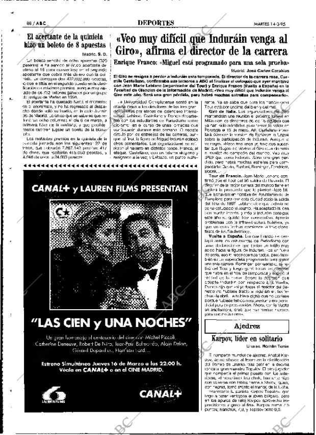 ABC MADRID 14-03-1995 página 88