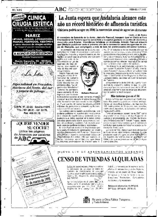 ABC SEVILLA 17-03-1995 página 88
