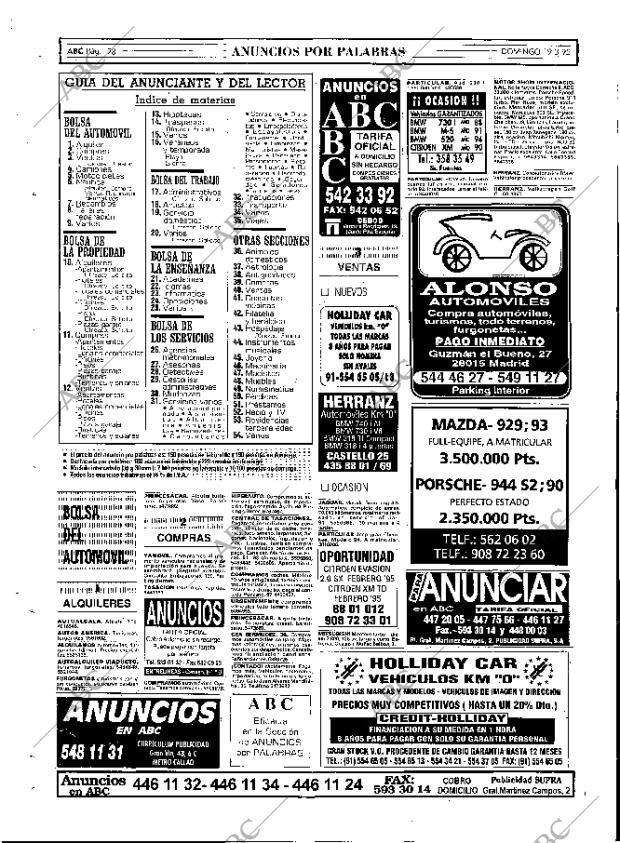 ABC MADRID 19-03-1995 página 128
