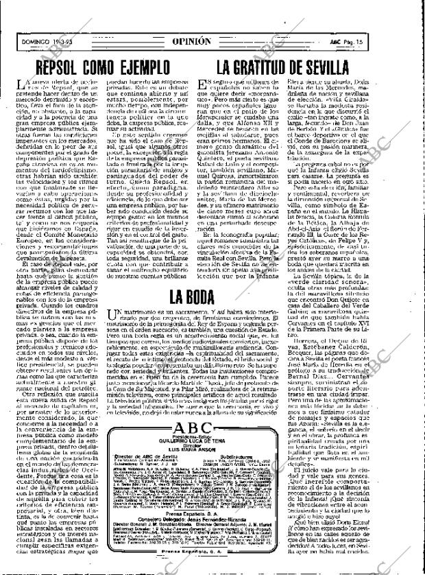 ABC MADRID 19-03-1995 página 15