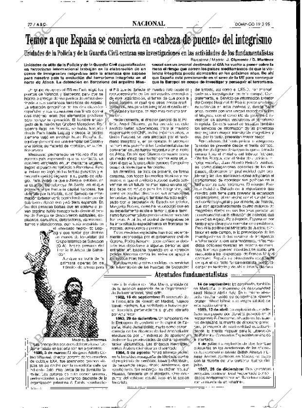 ABC MADRID 19-03-1995 página 22