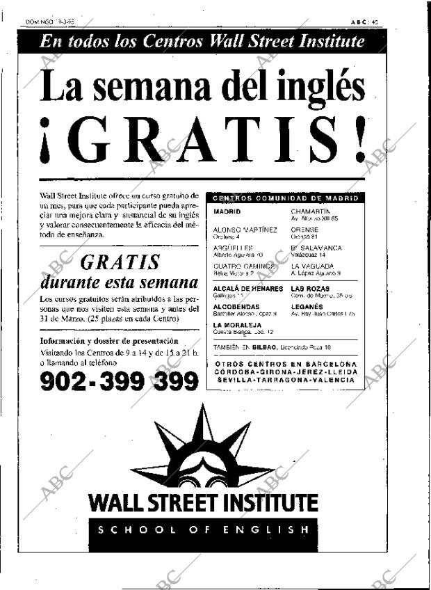 ABC MADRID 19-03-1995 página 45