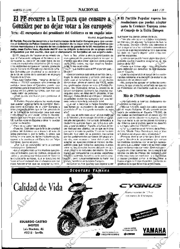 ABC SEVILLA 21-03-1995 página 29
