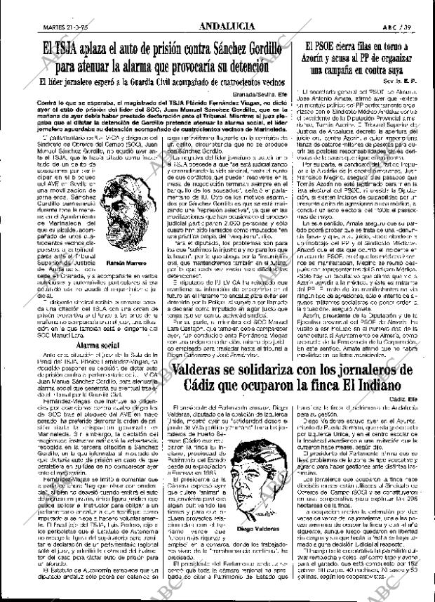 ABC SEVILLA 21-03-1995 página 39