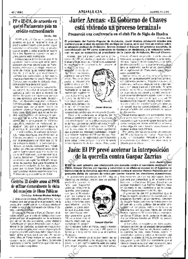 ABC SEVILLA 21-03-1995 página 40