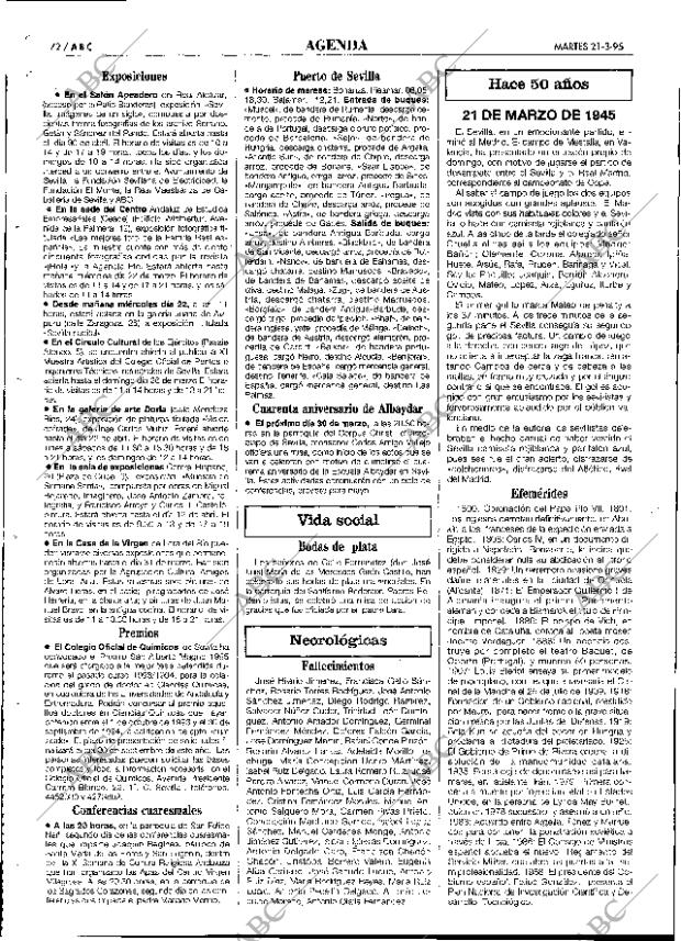 ABC SEVILLA 21-03-1995 página 72