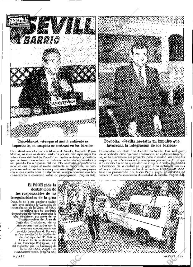 ABC SEVILLA 21-03-1995 página 8