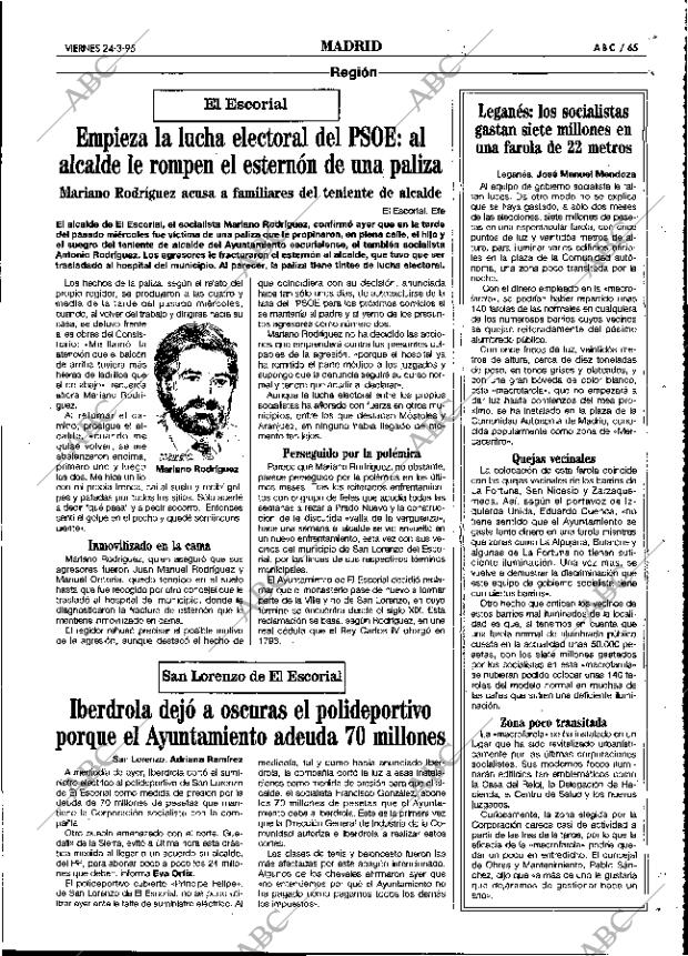 ABC MADRID 24-03-1995 página 65