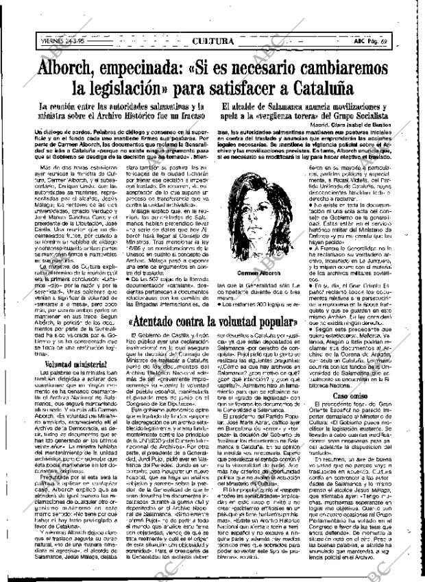 ABC MADRID 24-03-1995 página 69