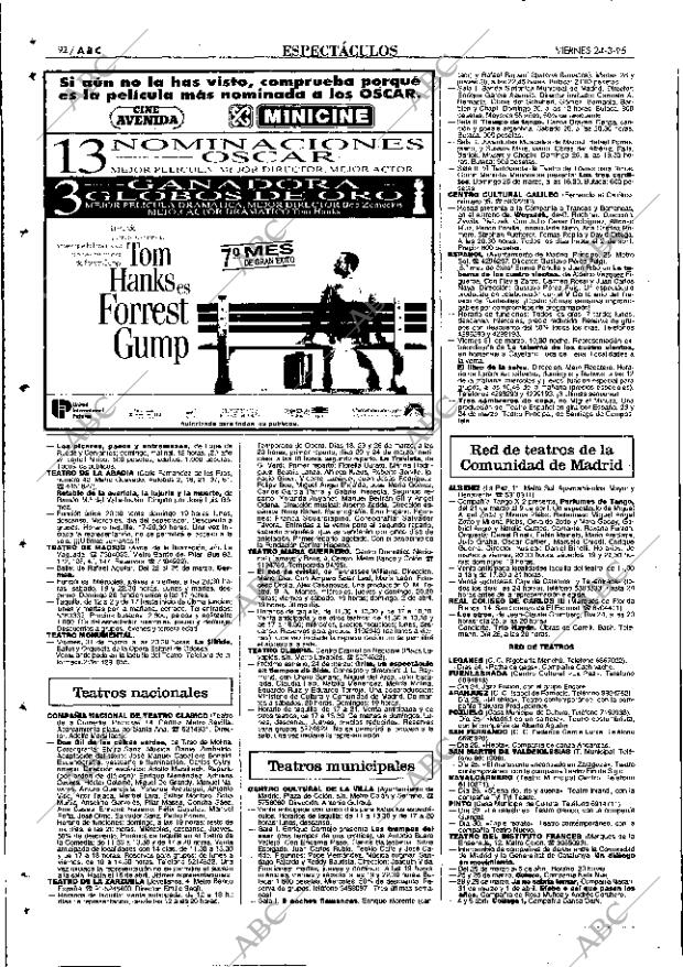ABC MADRID 24-03-1995 página 92