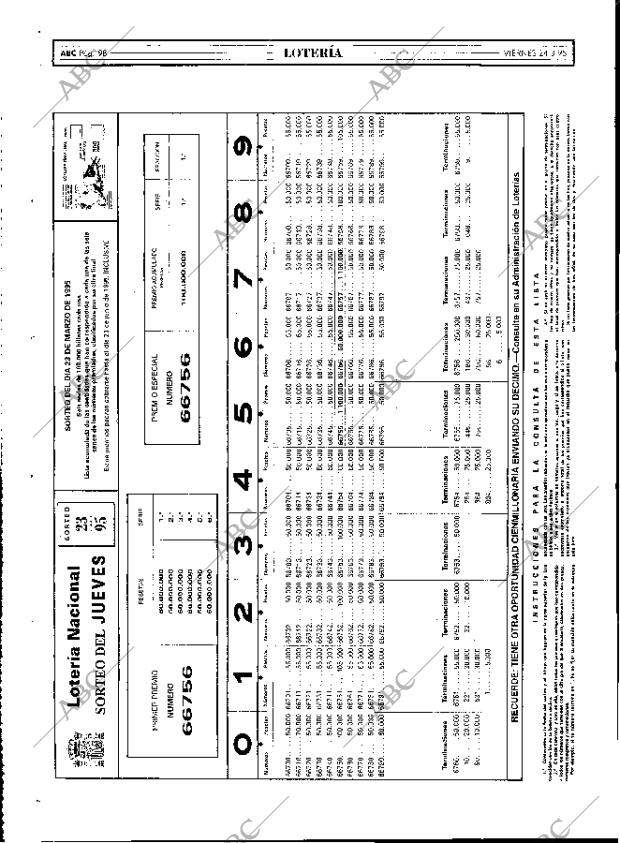 ABC MADRID 24-03-1995 página 98