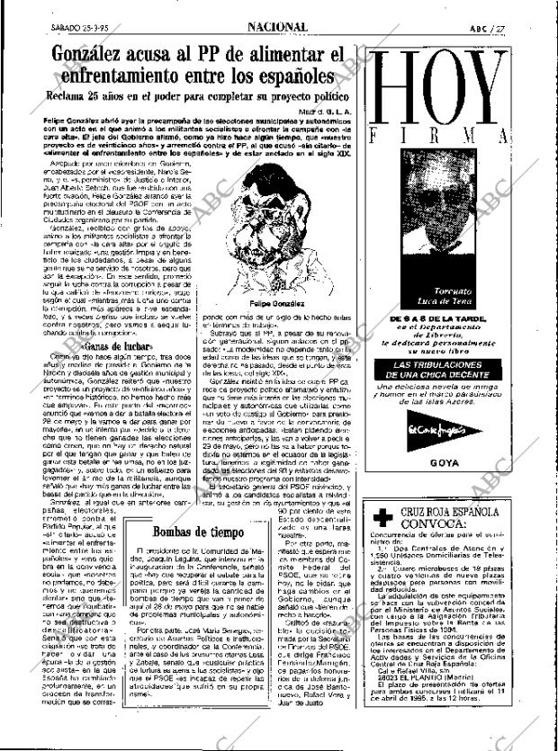 ABC MADRID 25-03-1995 página 27