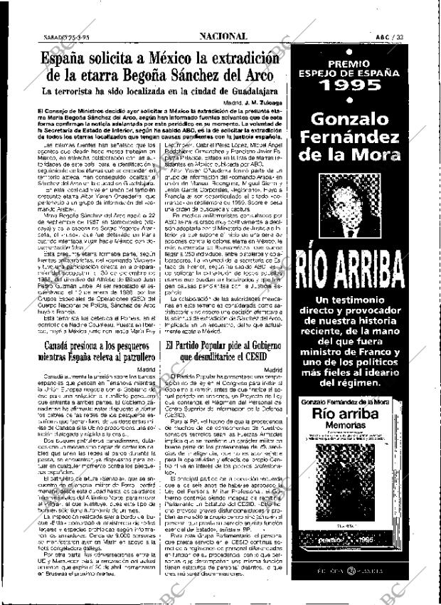 ABC MADRID 25-03-1995 página 33