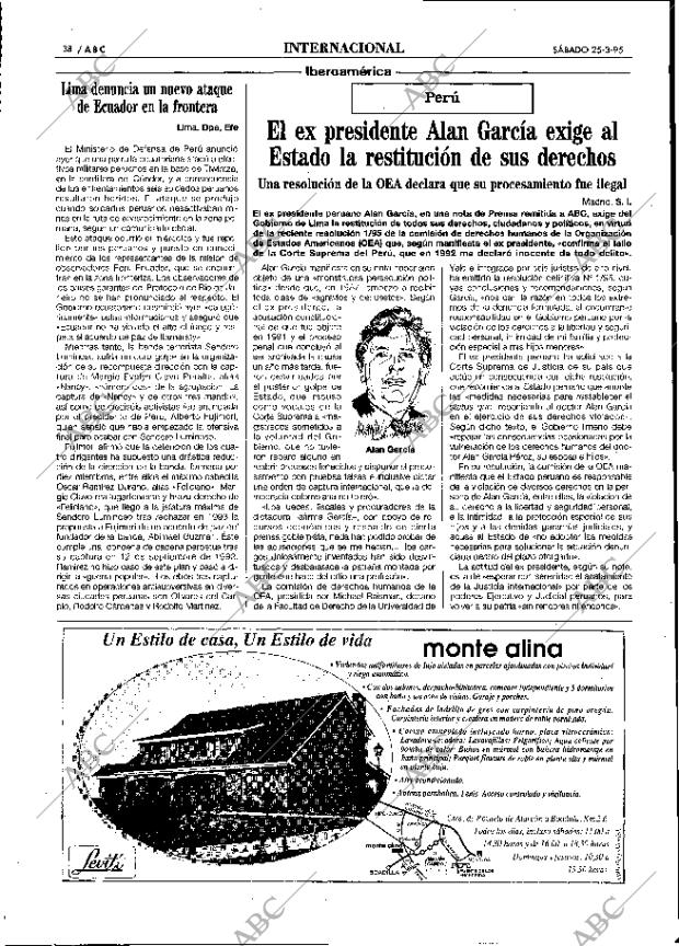 ABC MADRID 25-03-1995 página 38