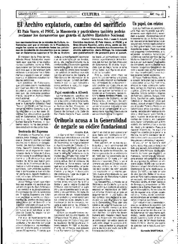 ABC MADRID 25-03-1995 página 69