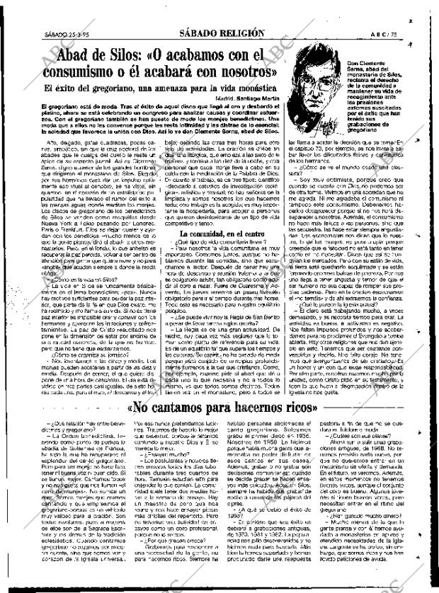 ABC MADRID 25-03-1995 página 75