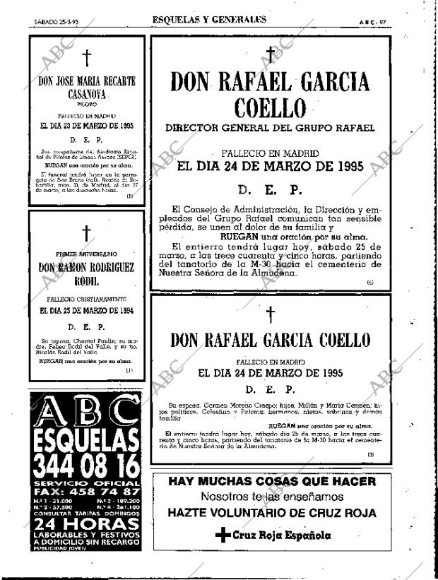 ABC MADRID 25-03-1995 página 97