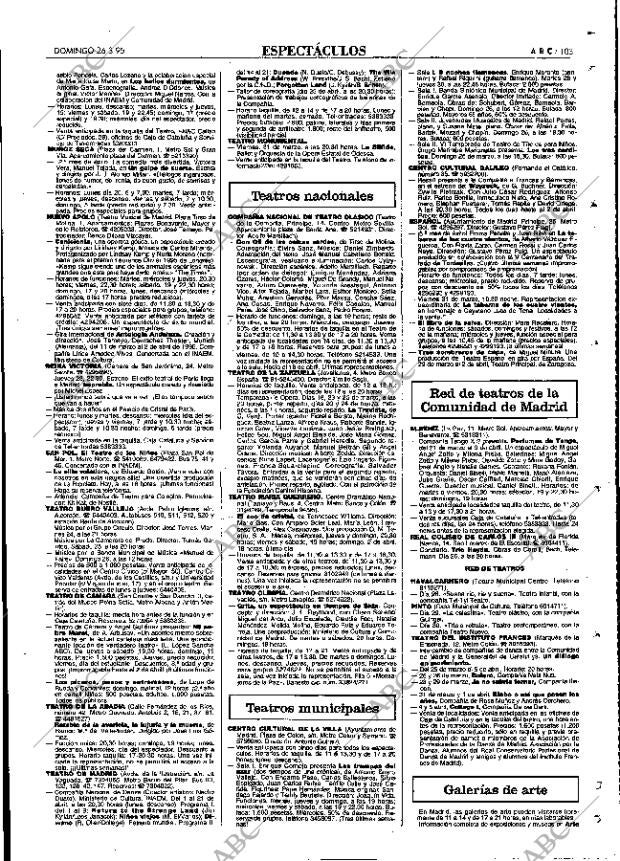 ABC MADRID 26-03-1995 página 103