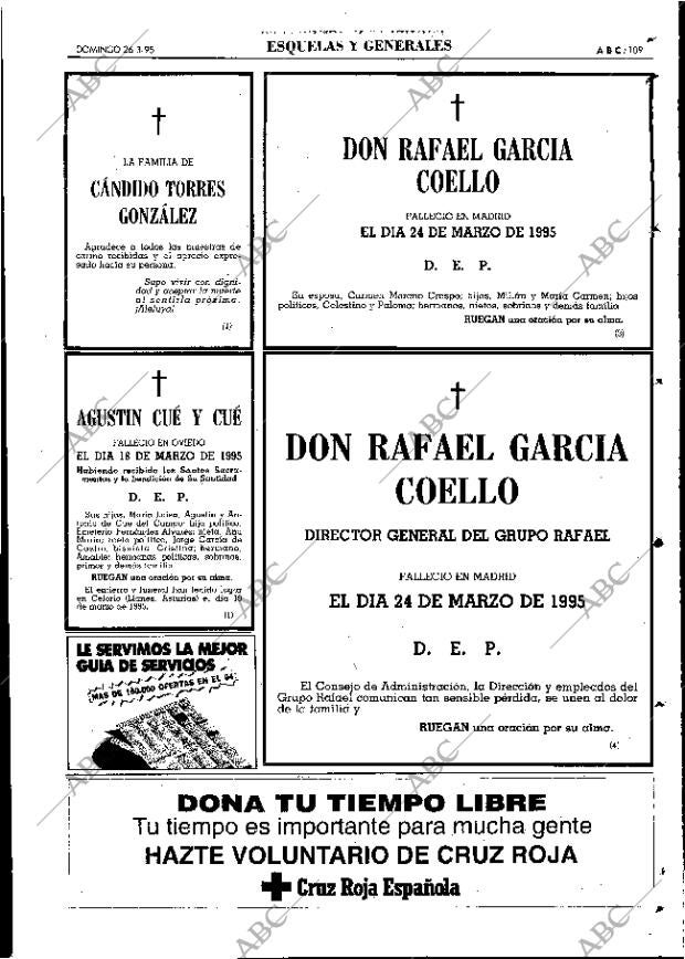 ABC MADRID 26-03-1995 página 109