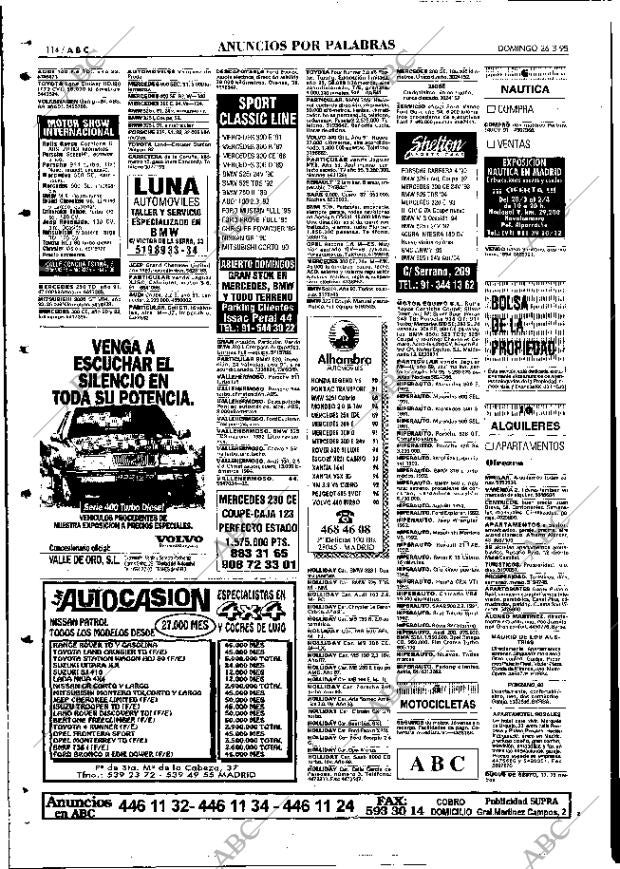ABC MADRID 26-03-1995 página 114