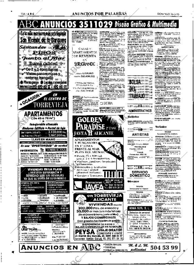 ABC MADRID 26-03-1995 página 134