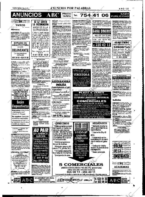 ABC MADRID 26-03-1995 página 135