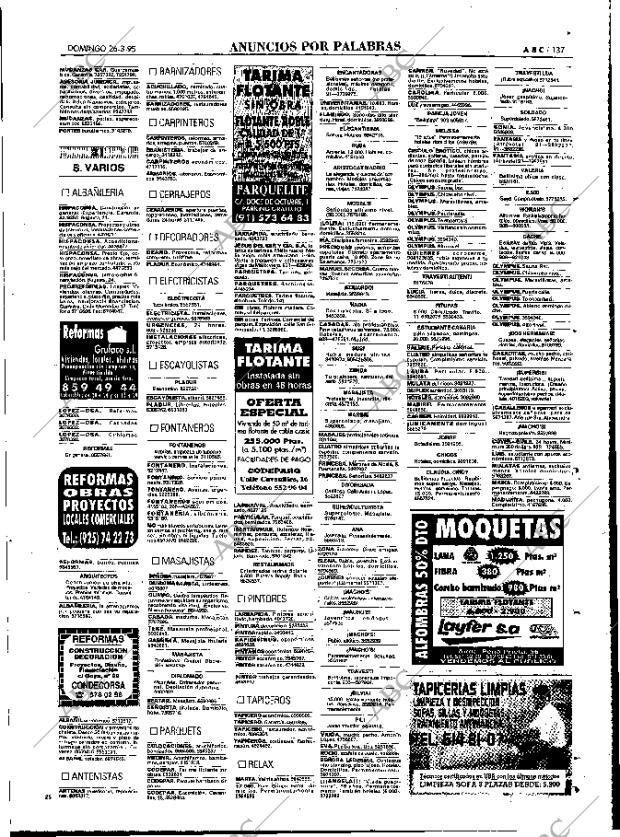 ABC MADRID 26-03-1995 página 137