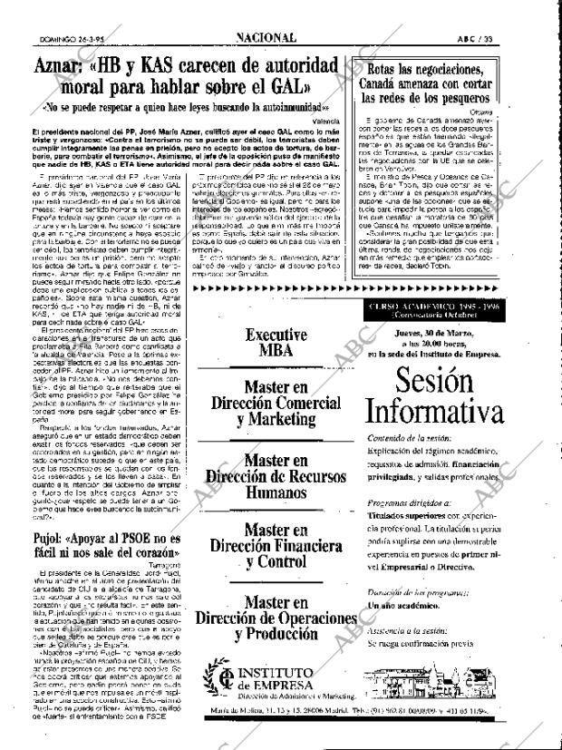 ABC MADRID 26-03-1995 página 33