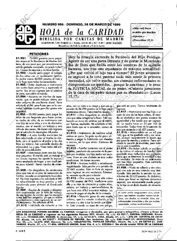 ABC MADRID 26-03-1995 página 4