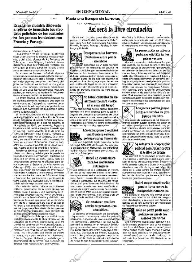 ABC MADRID 26-03-1995 página 45